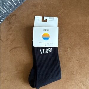 Vuori Crew Socks / M Black
